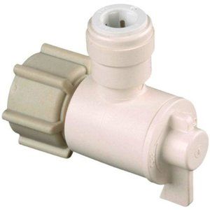 13 ~ Watts P-677 Quick Connect Female Angle Valve 1/2-Inch FIP x 3/8-Inch CTS 35